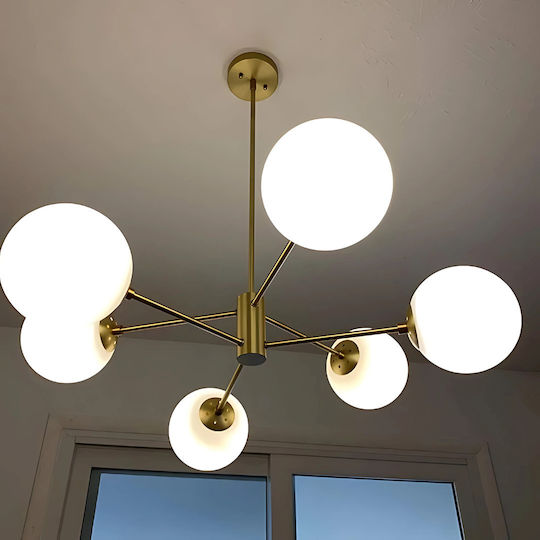 Alista Home Pendant Light Gold for 6 Bulbs E27