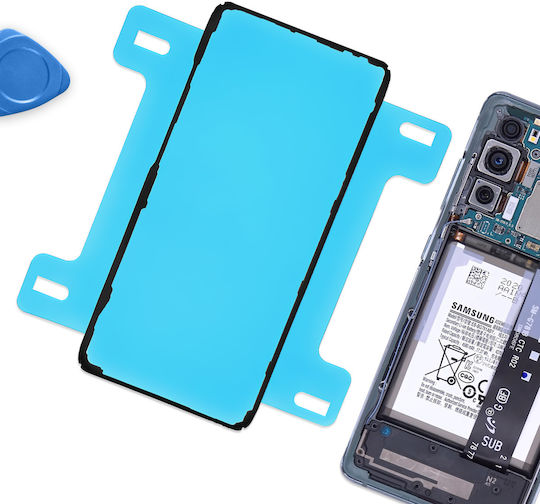 Clappio Rear Glass Adhesive Galaxy S20 FE Compatible Replacement Blue