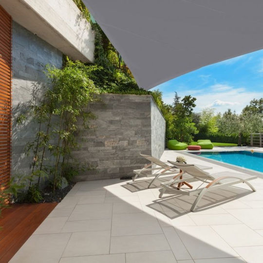 Relaxdays Triangle Shade Sail Gray 4x4m 180g/m²