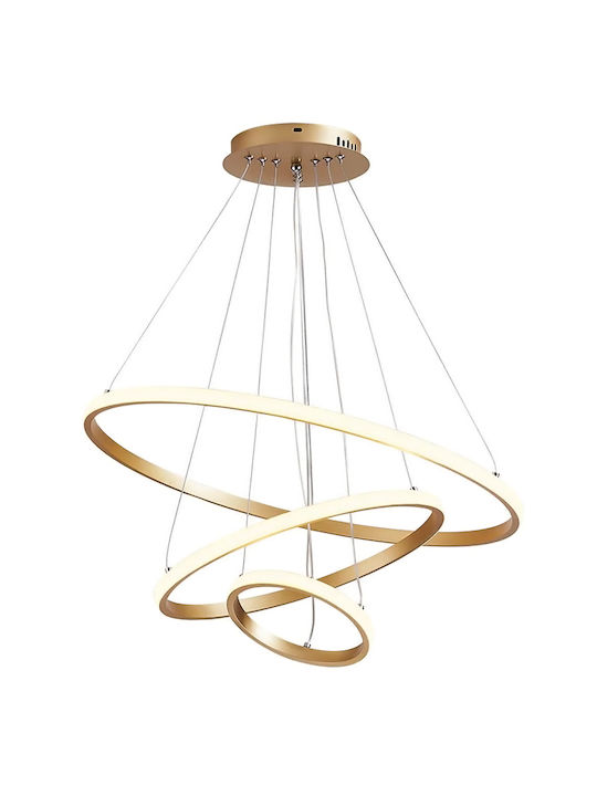 Powertech Adjustable Pendant Light Gold 60x60cm