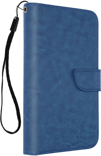 Universal Smartphone Wallet Case 6 Card Slots Size 3xl – Dark Blue