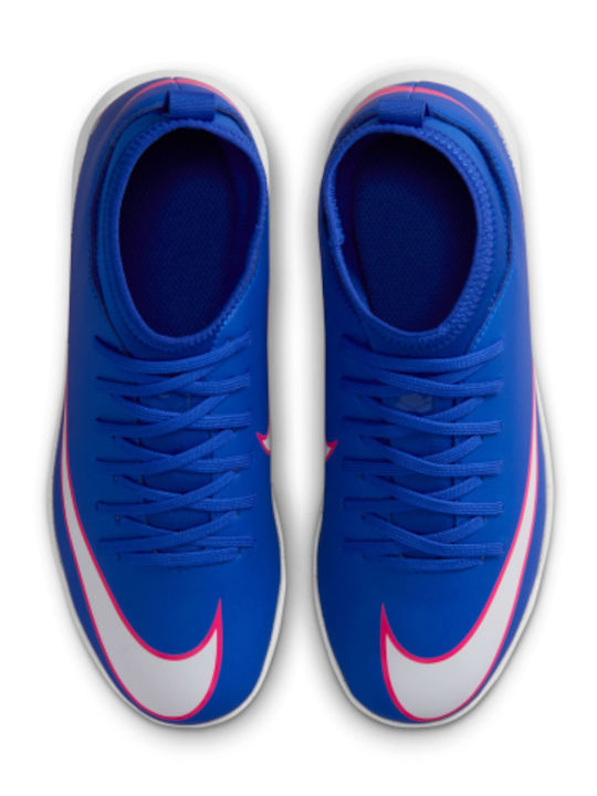 Jr Superfly 10 Club TF Παιδικά Ποδοσφαιρικά Παπούτσια με Σχάρα Μπλε