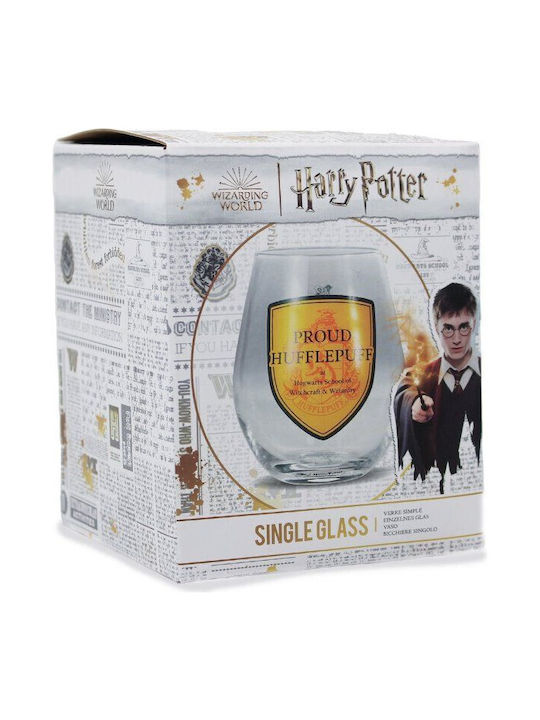 Harry Potter Proud Hufflepuff Glas Tasse 325ml Gl01hp19