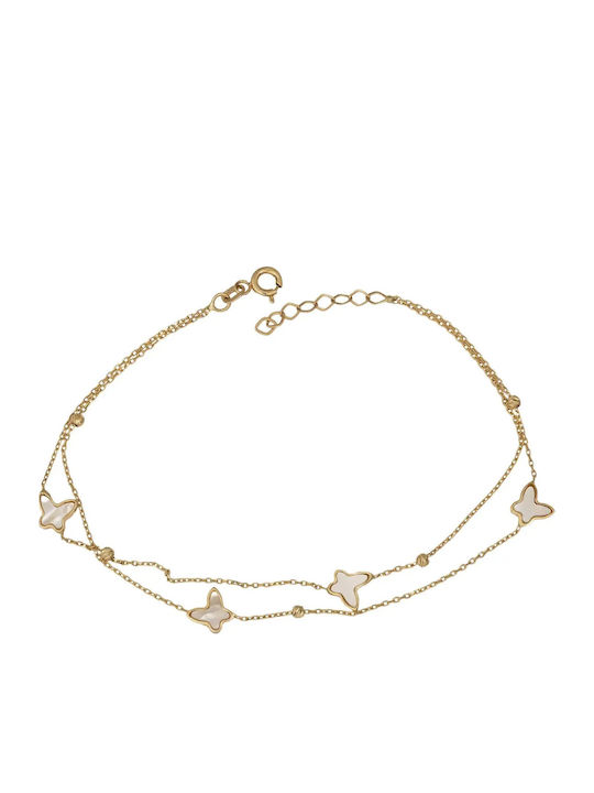 Дамско Гривна Верига от Злато 14K