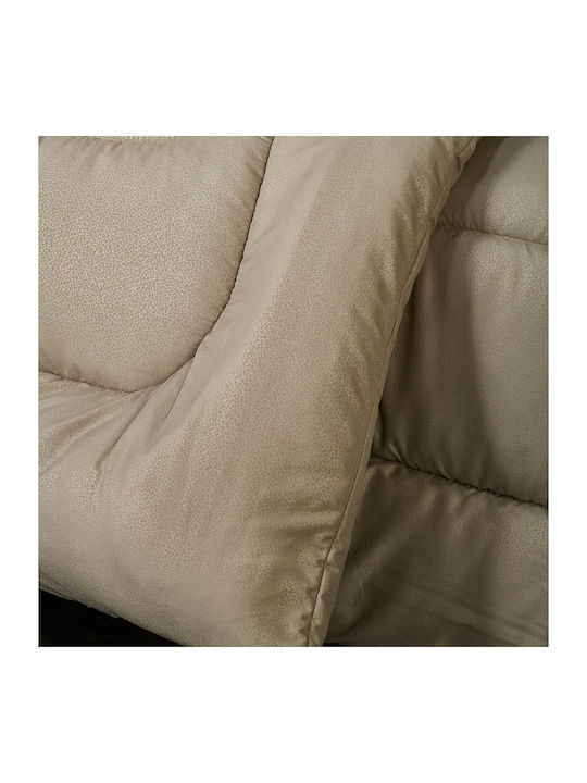 Whitegg Πάπλωμα Υπέρδιπλο με Γέμιση Microfiber 220x240εκ. ΠΑΠ96 1 Terracotta