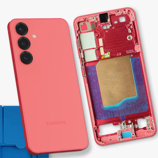 Clappio Central Chassis Galaxy S25 Repair Part Mid-frame Coral