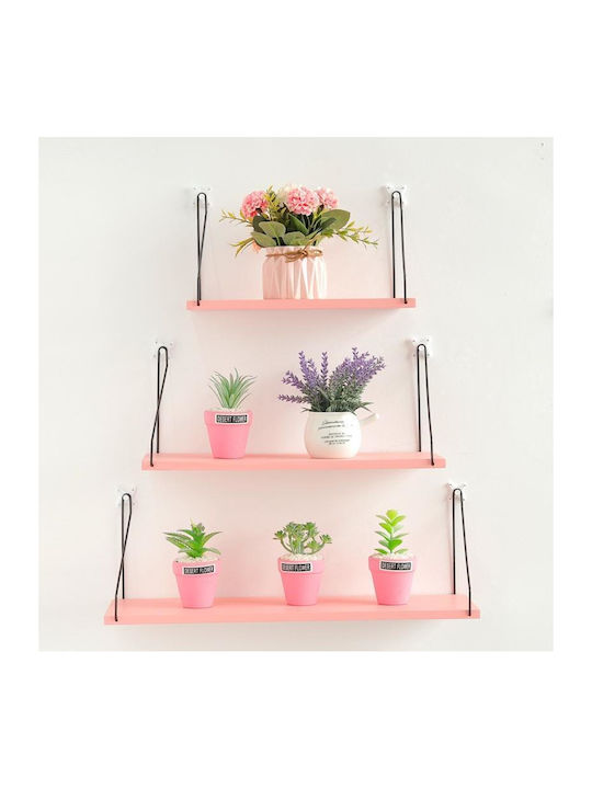 Ράφι Τοίχου Pink 40x15.8x16.5εκ.