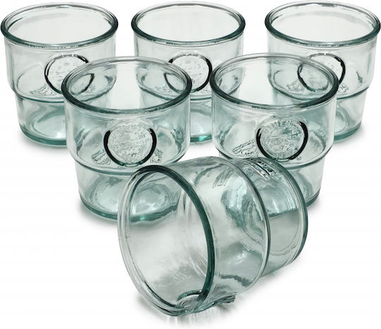 San Miguel Brewery Set of Glasses Water made of Glass in Green Color 300ml 6pcs