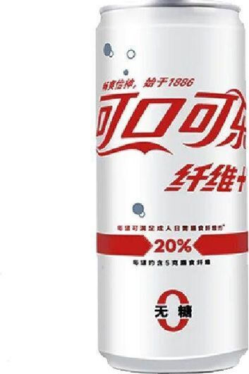 Coca-Cola Fiber Plus Cola με Ανθρακικό σε Κουτί 330ml