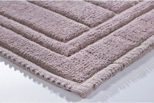 Down Town Home Πατάκι Μπάνιου Βαμβακερό Lilac 50x80εκ.