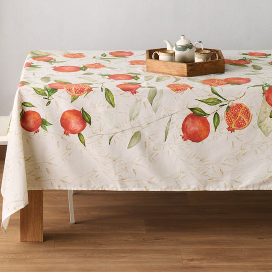 Kentia Tablecloth Granada Red-green 160x230cm