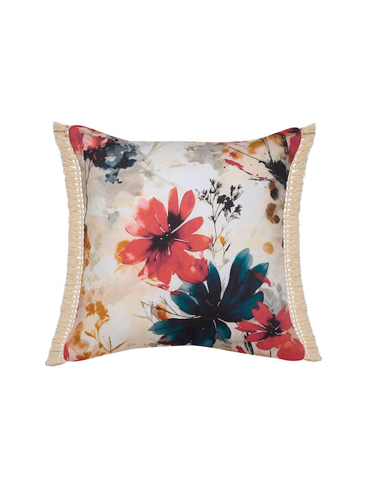 Kentia Decorative Pillow Case Multicolour Cotton 50x50cm