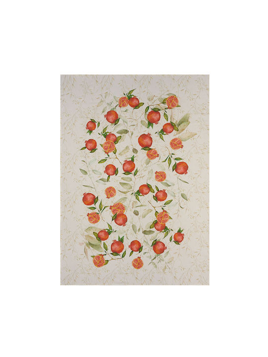 Kentia Tischtuch Granada Red-green 160x230cm