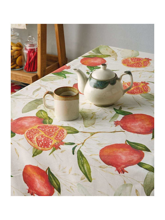 Kentia Tischtuch Granada Red-green 160x230cm