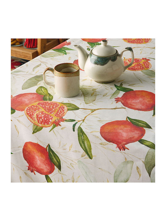 Kentia Tischtuch Granada Red-green 160x230cm