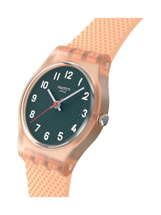 Swatch Swatch Women's Watch with Orange Rubber Strap