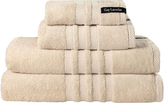 Guy Laroche Хавлиена Кърпа За Тяло Бонус 90x150см Натурален Тегло 650гр/м²