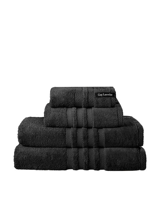 Guy Laroche Bath Towel Bonus 70x140cm Black Weight 650gr/m²