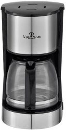 Telemax Ideakitchen CM-109 Καφετιέρα Φίλτρου 800W Inox