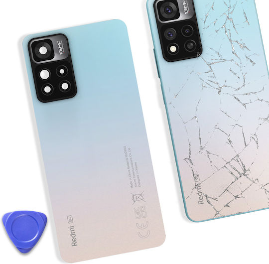 Capac Baterie Xiaomi Redmi Note 11 Pro Plus Starlight Service Pack Albastru Deschis