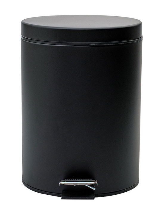 Bathroom Bin Classic Soft Close 5l Matte Black