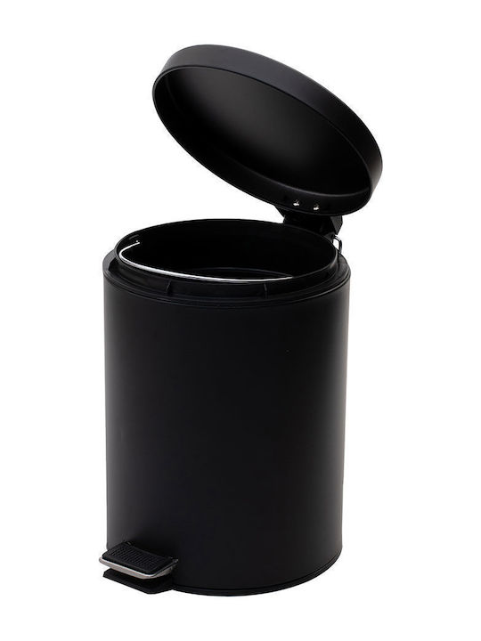 Bathroom Bin Classic Soft Close 5l Matte Black
