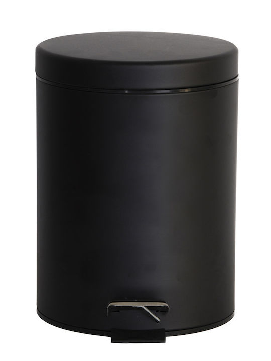 Bathroom Bin Classic Soft Close 12lt Matte Black