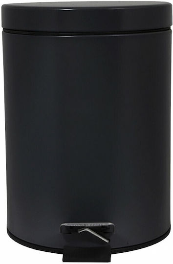 Χαρτοδοχειο Μπανιου Classic Soft Close 12lt Ματ Μαυρο