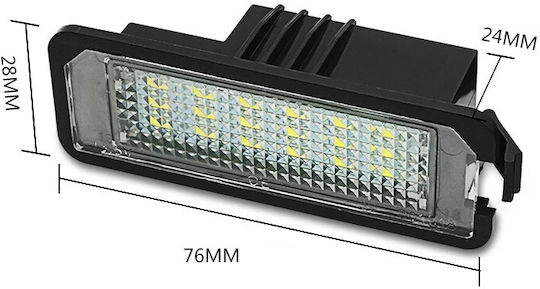 Best-Ka Светлини за регистрационната табела LED за Seat Леон / Алтеа / Ибица / Exeo 1бр