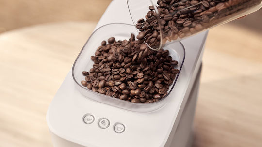 Philips Baristina Automatic Espresso Coffee Machine 1500W Pressure 16bar with Grinder White BAR300/03