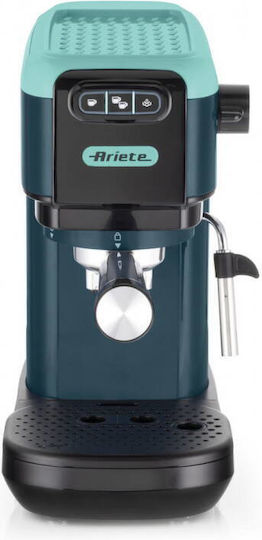 Ariete 1399/17 Μηχανή Espresso 1300W Πίεσης 15bar Πράσινη