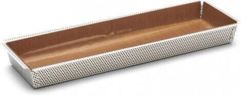 De Buyer Bakeware Tins & Trays for Cake Rectangular from Stainless Steel 35x10.5x3.5cm