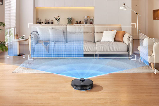 Midea M7 Evo Robot Vacuum Cleaner with Laser Mapping & Suction Power 8000Pa Black