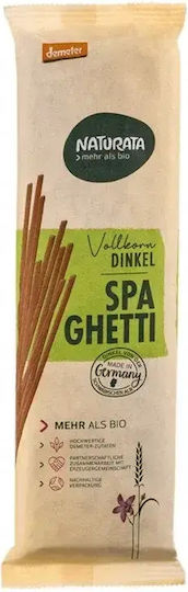 Naturata Spaghetti Ντίνκελ Ολικής Άλεσης Vegan Βιολογικά 500gr