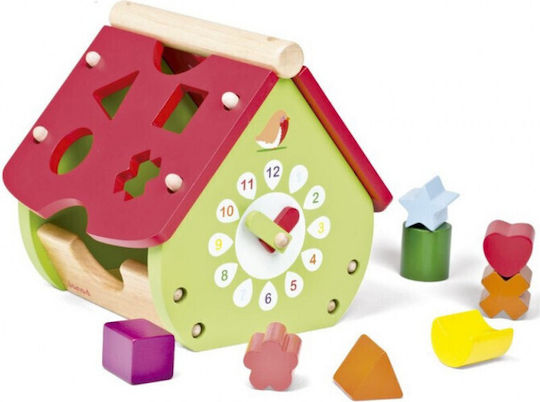 Janod Shape Sorting Toy made of Wood for 18++ Months