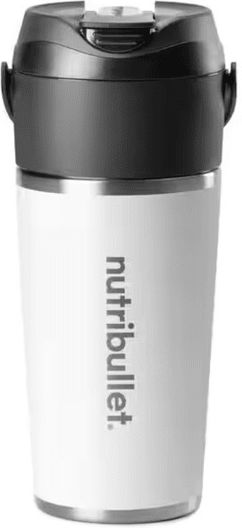 NutriBullet Flip Μπλέντερ με Ανοξείδωτη Κανάτα 590 ml 11.1V White