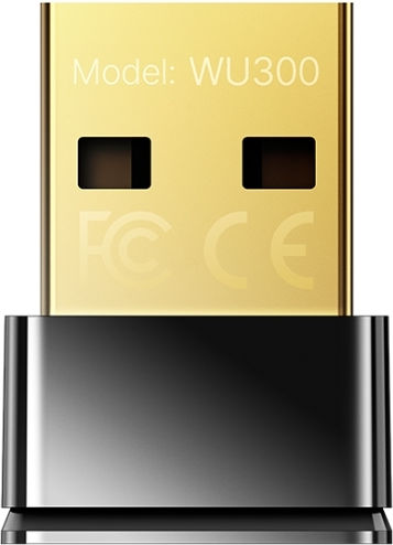 Cudy WU300 USB Network Adapter with Wireless Wi-Fi Connection 286Mbps