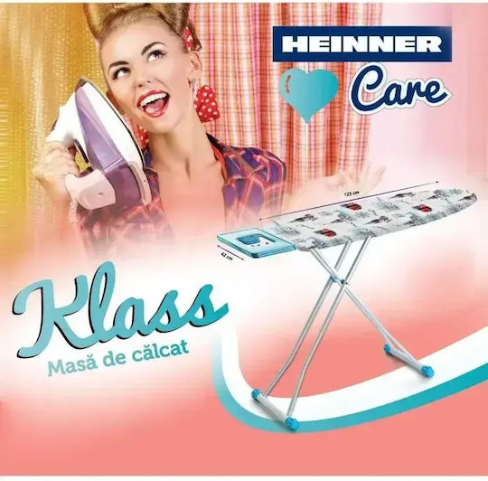 Heinner Heinner Bügelbrett Für Dampfbügeleisen Zusammenklappbar 125x42cm