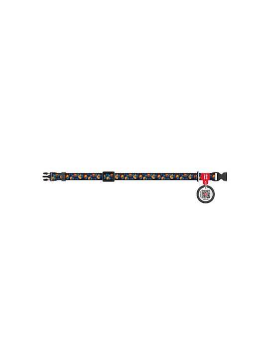 Waudog Dog-Cat Collar Smart Id Oranges Plastic Fastex Xs 10mm X 20-30cm