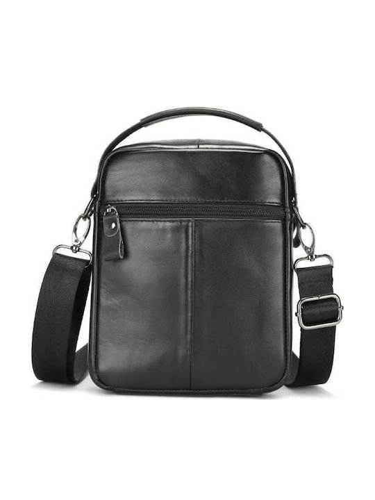 Leather Men's Bag Shoulder / Crossbody Black