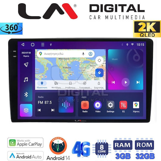 LM Digital Car Audio System for Ford Focus / Mondeo / Galaxy / S-Max 2006-2014 (Bluetooth/USB/WiFi/GPS/Apple-Carplay/Android-Auto)