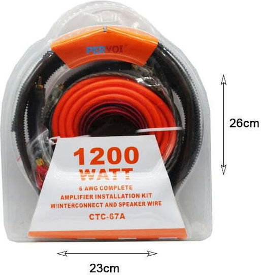 PerVoi Set Car Audio Cables