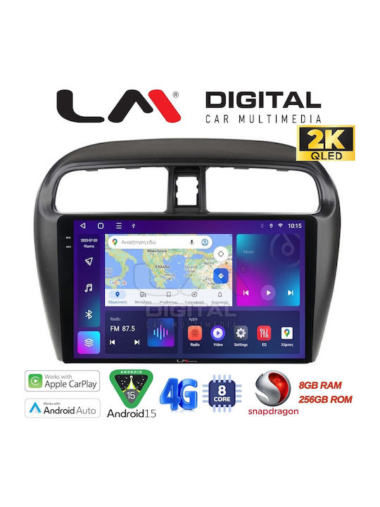 LM Digital Car Audio System for Mitsubishi Space Star 2013> (Bluetooth/USB/WiFi/GPS/Apple-Carplay/Android-Auto) with Touch Screen 9.5"