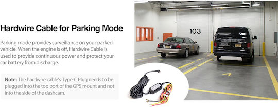 Viofo Typ-C HK5 Festeinbau-Kit Autokamera-Kabel VS1