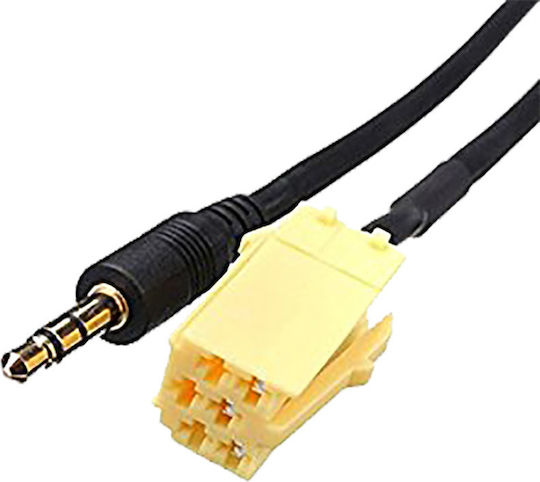 Acv Gmbh Male Jack Stereo 3.5 Mini Iso Yellow Fiat Lancia Alfa Romeo Smart 09.957