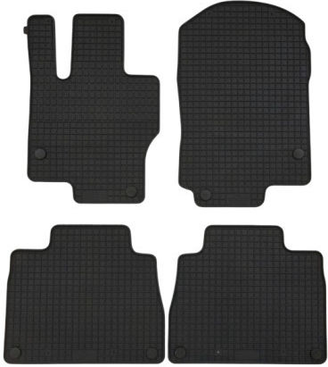 Petex Set of Front and Rear Mats 4pcs for Mercedes-Benz GLE 2019+ Black