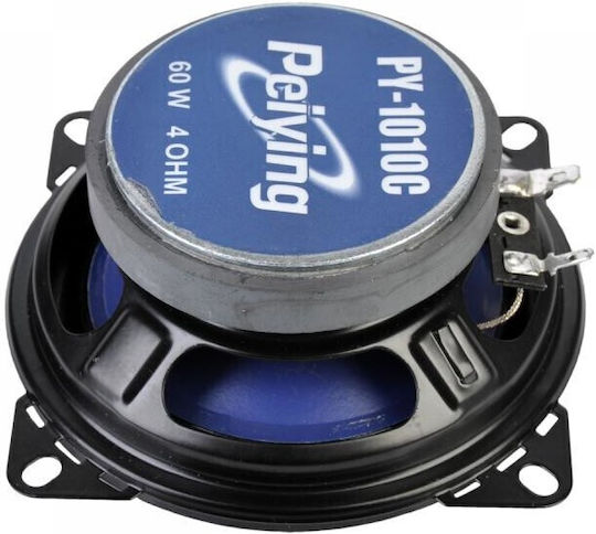 Peiying Автомобилен Високоговорител PY-1010C 4" с 60W RMS (2 път)