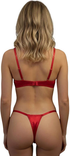 Sexy Dessous-Sets Design Lippen Annamu Rote A-1152