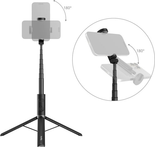 SmallRig 5291 - ST30 Селфи Стик Трипод За Мобилни Устройства Черен