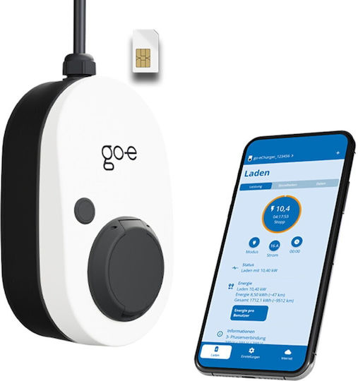Go-e Gemini 2.0 Wall Mounted Three-Phase 11kW Charging Station Type 2